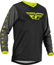 Motokrosový dres FLY Racing F-16 (černá/šedá/zelená Hi-Vis)
