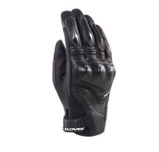 Kožené moto rukavice Clover Raptor 3 (černá)