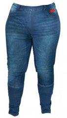 Moto kevlarové džíny/legíny RUSTY STITCHES Super Ella (modré)