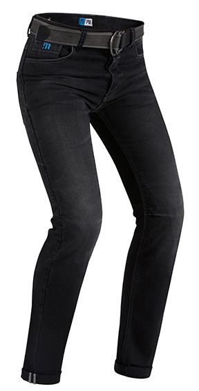 PMJ Legend kevlarové džíny na motorku (seprané černé)