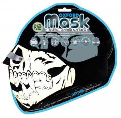 OXFORD Glow Skull maska (fluorescenční potisk)