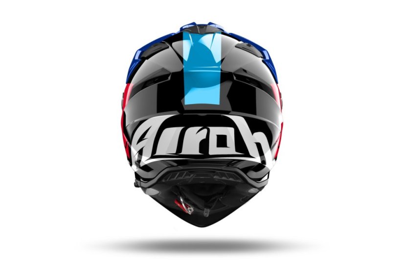 Enduro helma na motorku AIROH BANDIT Tune (lesklá modrá/červená) 2026