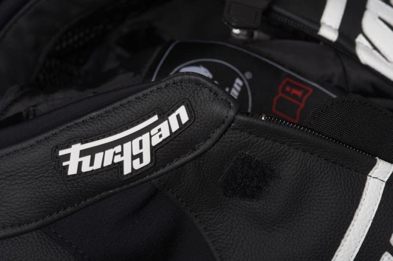 Kožená bunda na motorku Furygan Cobra (černá/bílá)