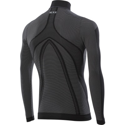 SIX2 TS3 funkční triko dl. rukáv s rolákem (carbon černá) UNISEX