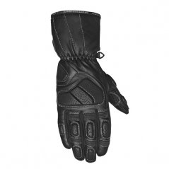 Kožené rukavice na motorku WINTEX Road (černé)